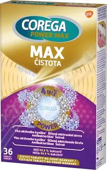 Corega Power Max Max čistota 36ks