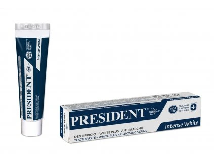 PresiDENT White Plus intenzivní zubní pasta pro bělení skvrn 30ml