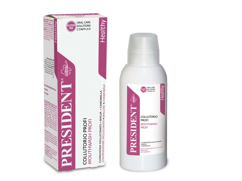 PresiDENT Ústní voda Profi chlorhex.0.2% 200 ml