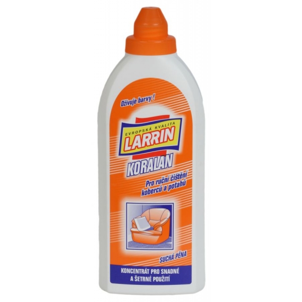 Larrin-Koralan R-čist.pěna na koberce, potahy 500ml