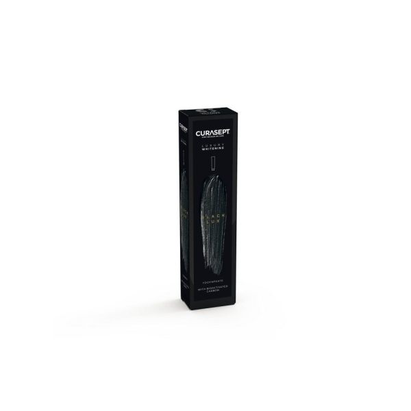 CURASEPT Luxury Black, bioaktivní uhlí, bělící zubní pasta 75 ml